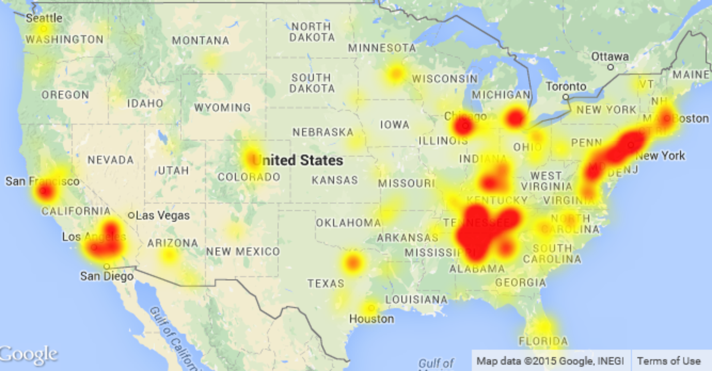 Outage Map Photos Cantik